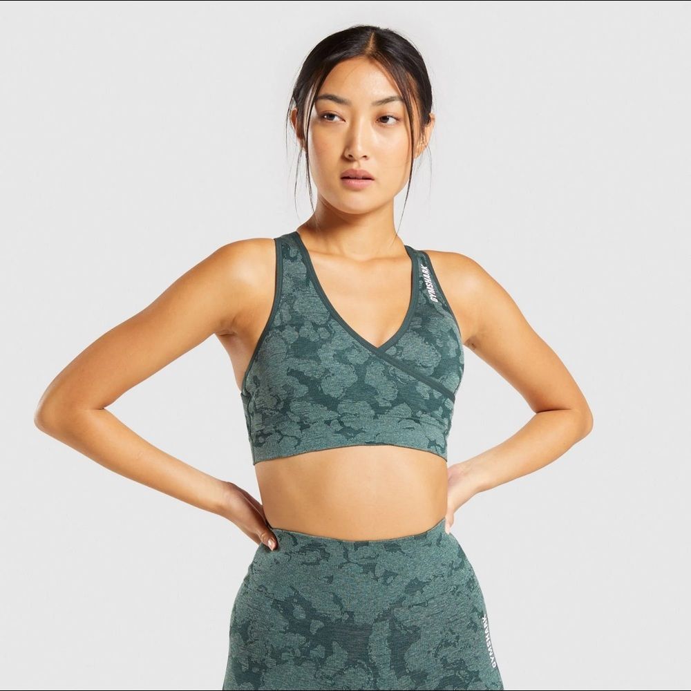 Gymshark Adapt camo sports bra